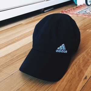 All black adidas hat